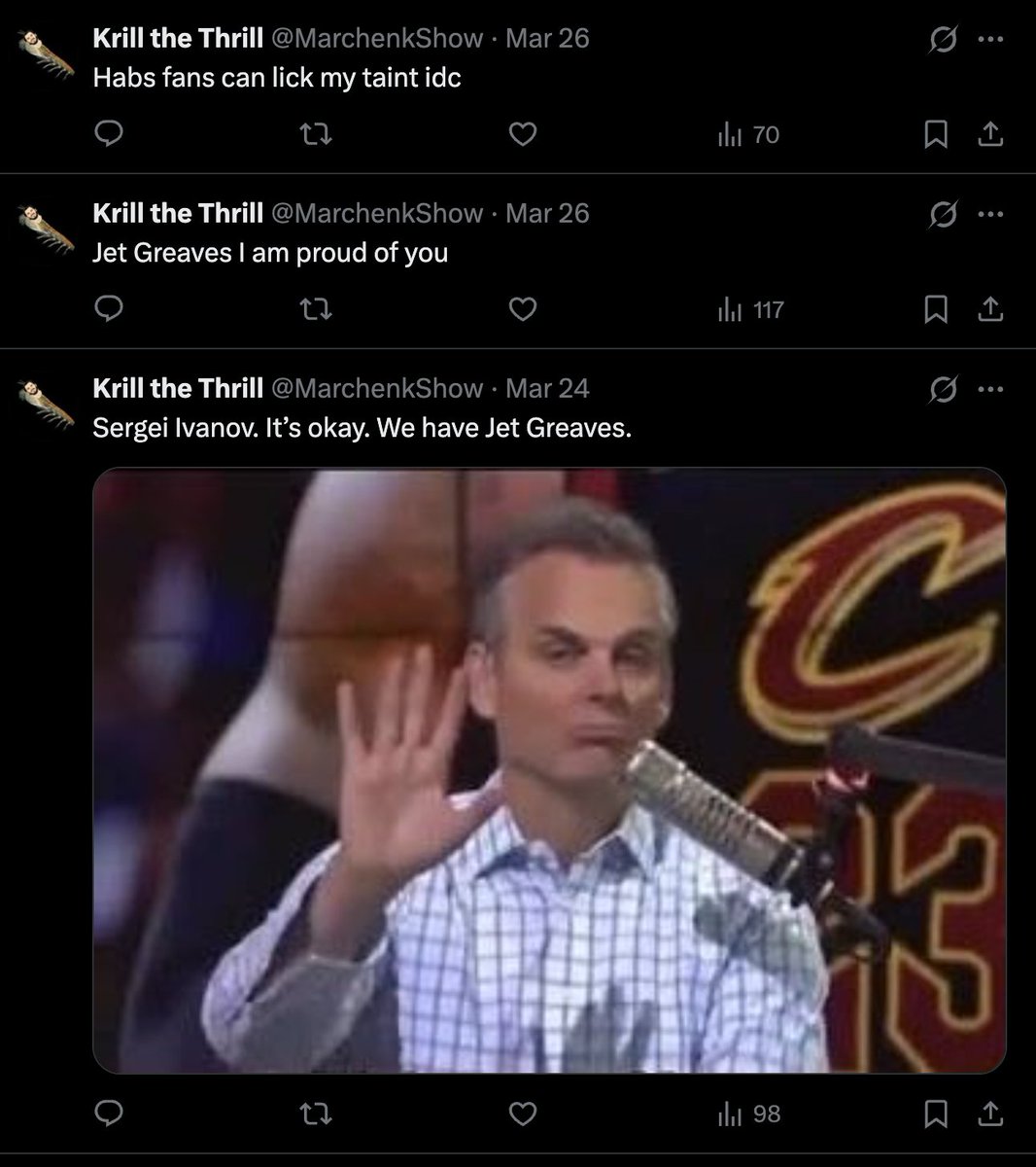 supcriddler's tweet photo. @MarchenkShow @OhioTate glad i got you a like big guy, you need em 

6000 tweets and can barely get a like on anything

keep it up ya fuckin pylon https://t.co/XpUk5Iy9VJ