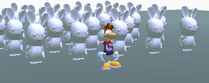 lanalora2099's tweet photo. @GageEllis20 @SirTylerrrr @charliepgavin they were the main enemy of the kind-of cancelled rayman 4, bunnies that got bullied into hiding underground which formed a plan to take over the world and enslave everyone

to meet the holiday deadline the game got cancelled and its assets got reused for a party game https://t.co/sCxSyUFYpd