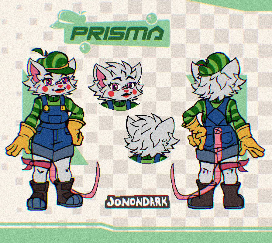 jonondark's tweet photo. Prisma the mouse 🐭 is a mechanic who loves making people happy at the circus 🎪.
#draw #pixelartist #ドット絵 #OCㅤㅤ  #originalcharacterart https://t.co/2F7K9Flz0i