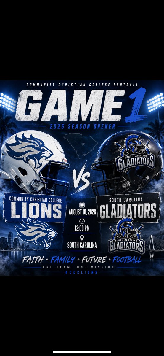 Community Christian College Football tweet media