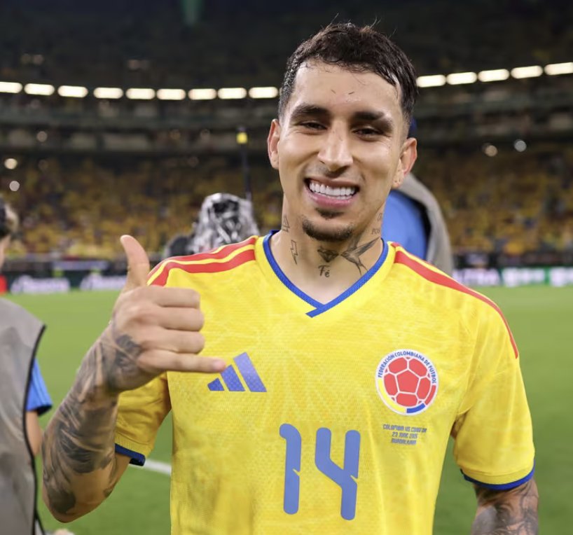 SamuelSMJPR123's tweet photo. Lo único positivo que saco del pésimo mundial de la Selección Colombia es el descubrimiento de Gustavo Puerta, para mí fue el mejor jugador de la Selección junto a Davinson Sánchez, lo voy a seguir muy de cerca en el Racing de Santander la próxima temporada 💪🇨🇴 https://t.co/2fKrArl8Bf