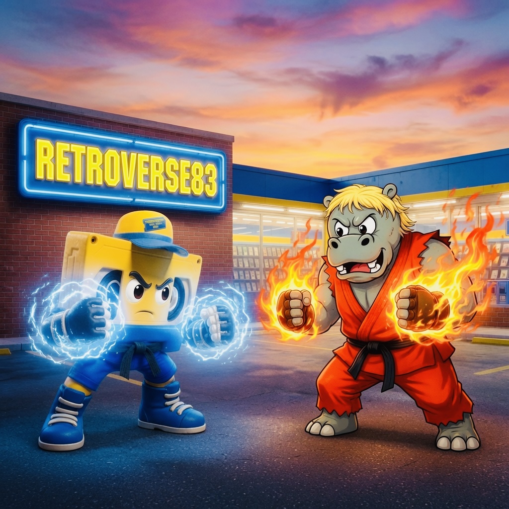 RetroVerse83's tweet photo. Never forget your childhood memories. 

Never forget 80’s & 90’s nostalgia.

The passion and the culture 
we grew up with. 

Connect and engage with your 
friends and communities. 

VEEDEO and Bubbles ( @WallowlandsHQ ) have retro 
on the mind. 

As they travel to the video store 
to rent a video game, they have
#StreetFighter2Turbo on the mind!!