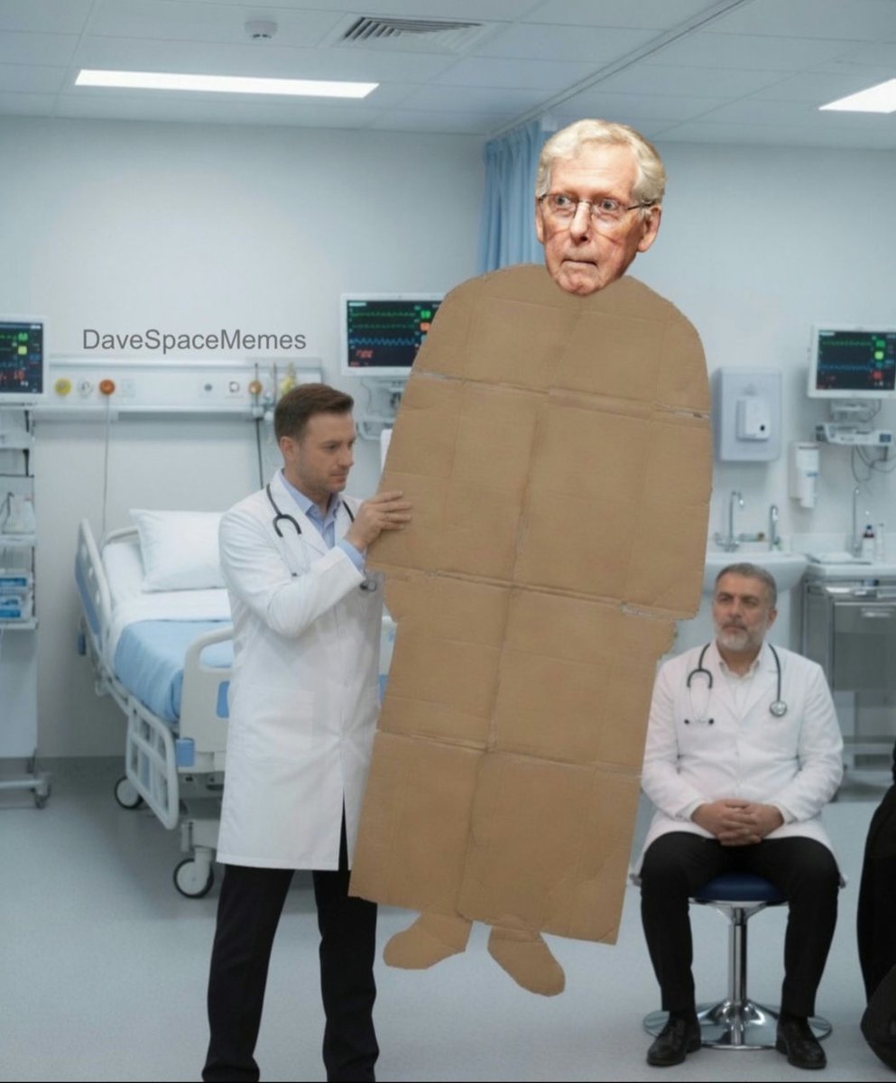 GCS45283683's tweet photo. @bennyjohnson Mitch's medical team says he fine, he just feels a little flat and stiff, otherwise he's fine. https://t.co/FdV0ugQzIv