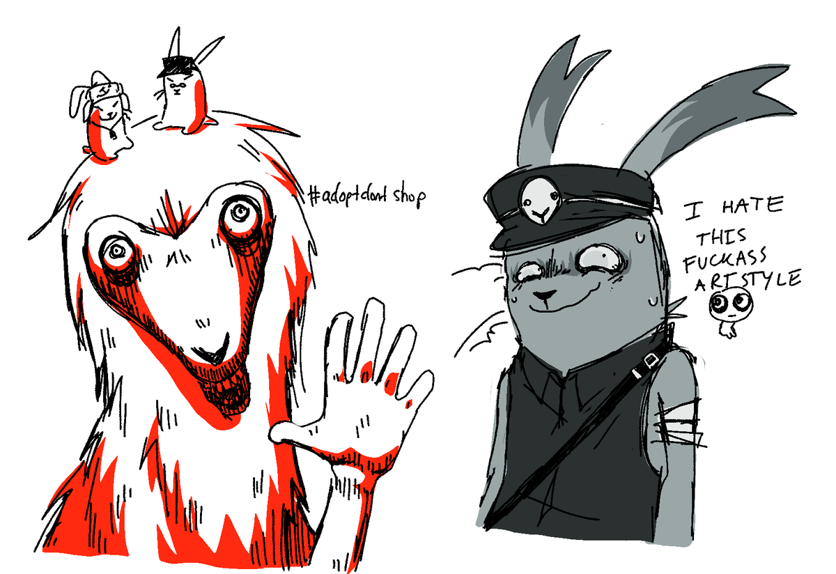 figgerfigger's tweet photo. filler since i forgot how to draw,. fuck  my life #usavich #ウサビッチ https://t.co/eBAHybfxQv