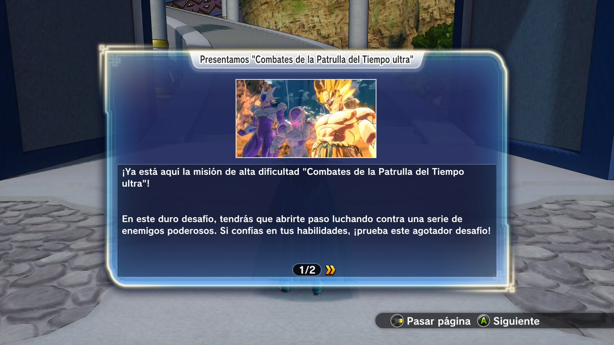 VioletteZArts's tweet photo. {🌸} Finalmente tengo el DLC, y al entrar, me llegó éstos carteles tanto las recompensas por comprar el DLC, así como el Nuevo Modo de Juego después del End Game ... Trataré de traer más información al respecto #DBXV2 #Xenoverse2 #XV2Patch https://t.co/F0rnzDOYew