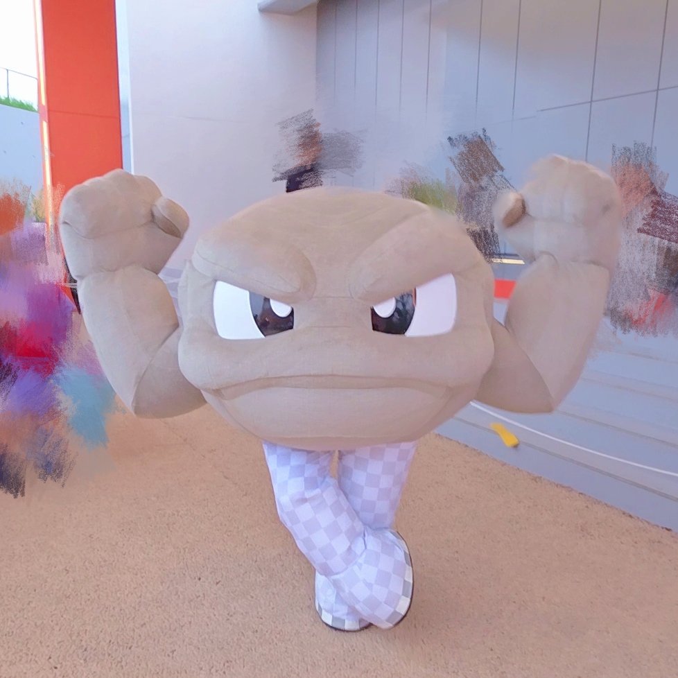 rkmn696969's tweet photo. らぐふれちゃんのリクエスト「おしゃれなポーズ」に応えるイシツブテ🪨
ないはずの足が…見えるような…👣 https://t.co/ZgfecPQ9e8