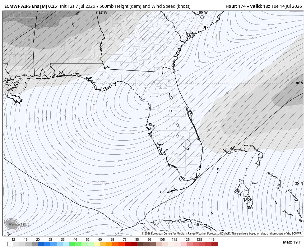 Normal Storm Looking ahead, should be a ton of storms and showers Monday - Tuesday ...