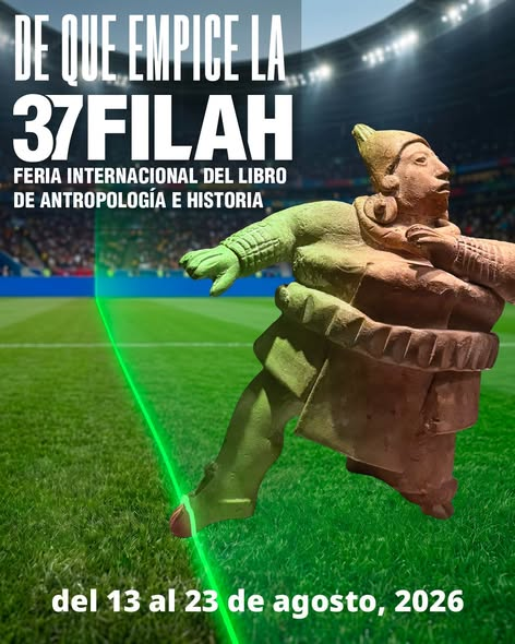 INAHmx's tweet photo. ¡Está a esto... de que empiece la #37FILAH! 💥

🗓️ Del 13 al 23 de agosto, el Museo Nacional de Antropología será sede de la 37 Feria Internacional del Libro de Antropología e Historia (FILAH).

No te sientas fuera de lugar... ¡Te esperamos en la #FILAH!

#EnFilaALaFILAH https://t.co/qSffrV5D0B