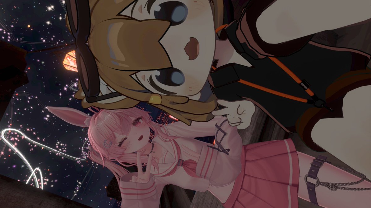 AstraaaVrc's tweet photo. だしまきまめひなたとツーショット📸
スマホのギミックおしゃれでとてもいいですね～ https://t.co/jz5ZpsjUoi