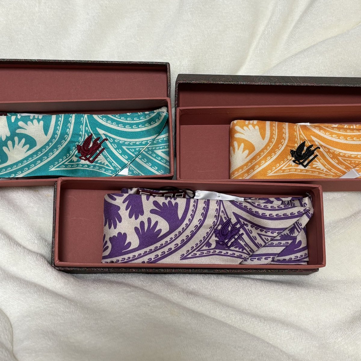 ETRO per Kaito Takahashi でお迎えしたペイズリーナたち💛 今回のも