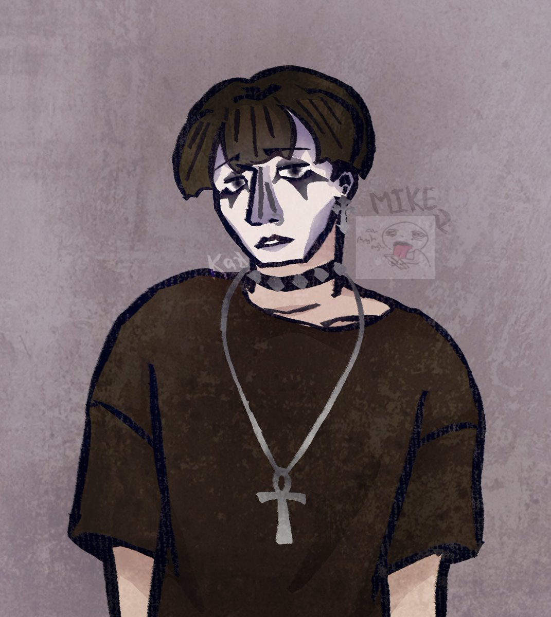 ketoshk's tweet photo. goth will ^⁠_⁠^
my tgc https://t.co/IIrFO1rOpu
#will #willbyers #byler #gothwill #art #dig #digital https://t.co/6C3VK5w4bQ