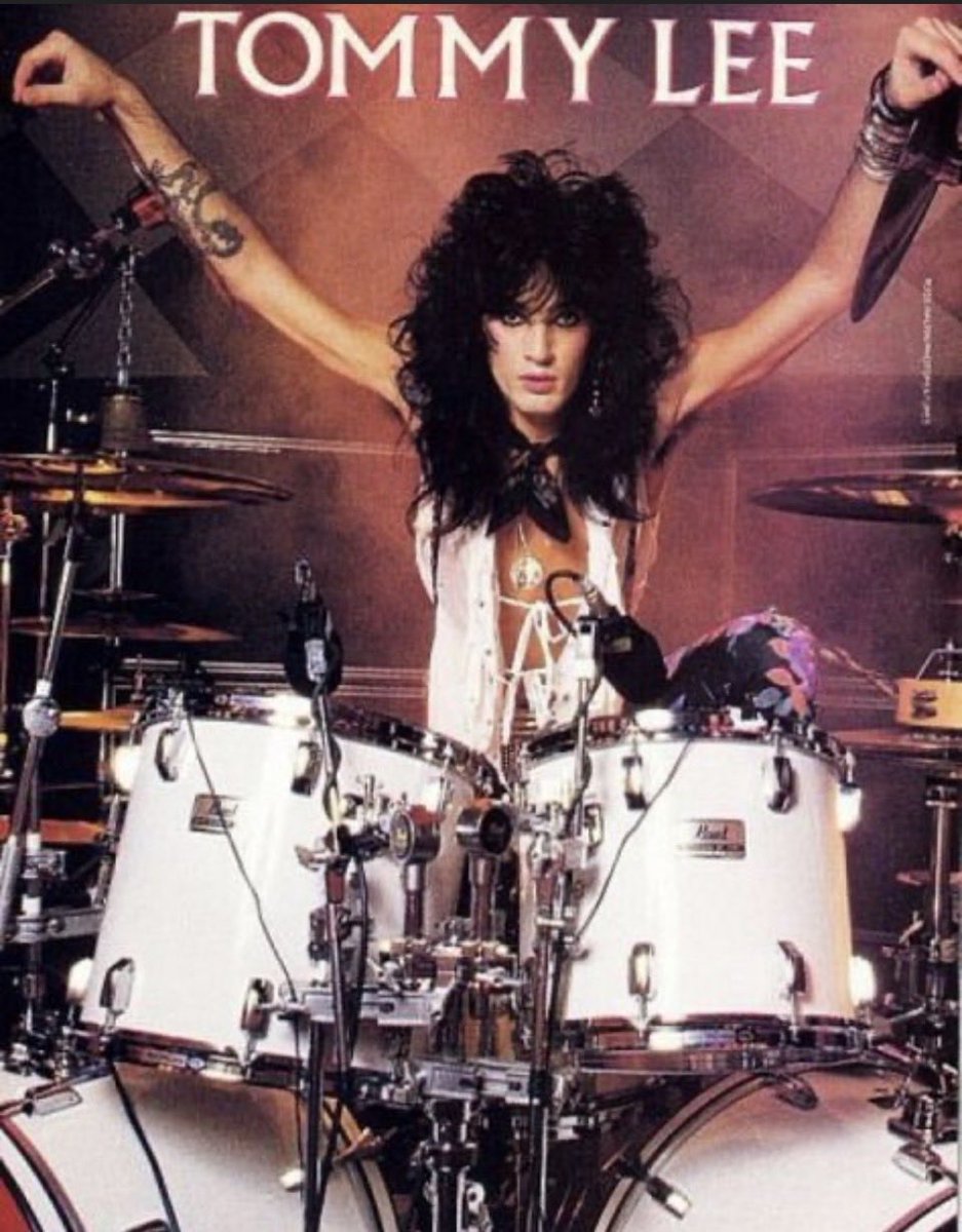 HairMtlMessiah's tweet photo. Alright Degenerates! 

Better drummer, Tommy Lee or Alex Van Halen?

Lets her it! 

It ain’t easy being Sleazy! #JLoS https://t.co/fcuL2MsdOT