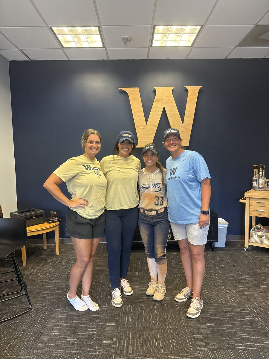 alymills2028's tweet photo. Enjoyed camp today at Wingate. It was a lot of fun and I got some great feedback and ways to improve. I also got to play with a couple of my team mates @TrinityTrexler @Sadiebowers22 @WUSbulldogs @makaylab_22 @TNCYatesBenton https://t.co/2782bVXsWA