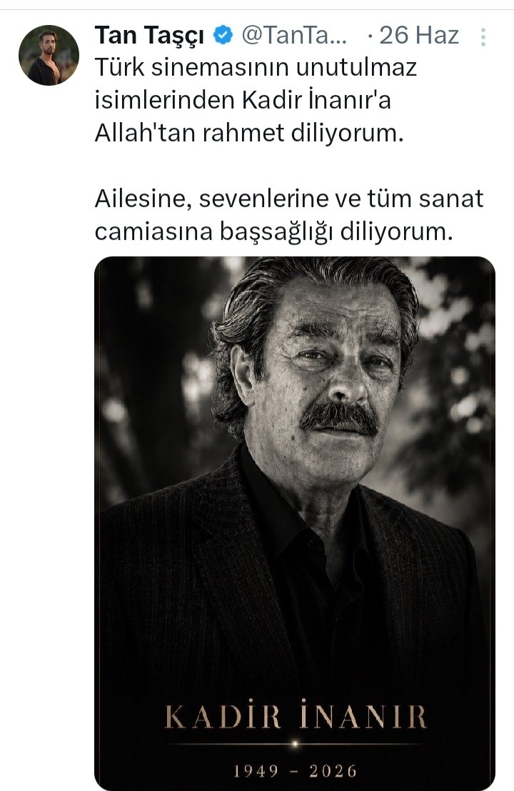 1GaripTurkcu's tweet photo. @XHulagu8 @TanTasci Birkaç tweetini görünce milliyetçi ilan edip, millete laf çaktığın Tan Taşçı Kadir İnanır konusunda senin gibi düşünmüyor demek ki! https://t.co/aXmNXWQykz