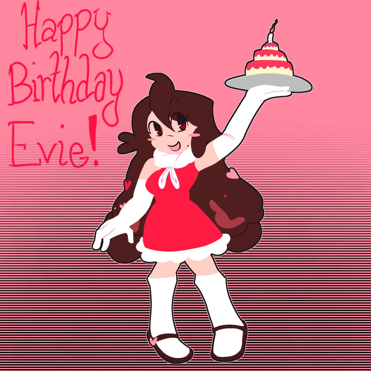 Xain2742's tweet photo. ooooh look at that 

happiest of birbdays @evie https://t.co/o0NCfQd9T4