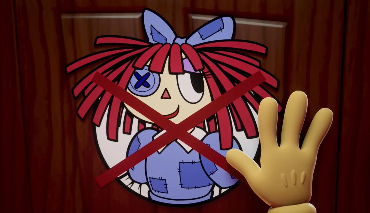 dailybunnydoll's tweet photo. Ragatha was one of the first people Jax met at the circus, and the only one she had left. Once Ragatha was gone, Jax would've completely fallen apart. I wish she'd shown her how much she meant to her while she still had the chance...

#bunnydoll #RagathaxJax #JaxxRagatha https://t.co/y4thFDXvAD