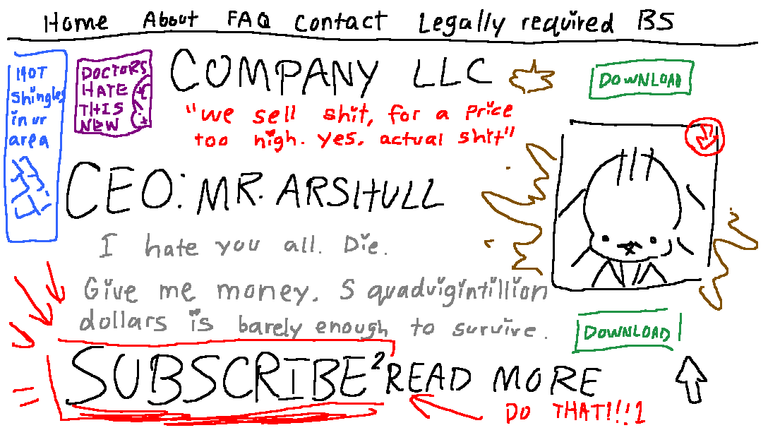 BaniRolls_'s tweet photo. websites for literally no reason https://t.co/DSMzdwTIPL