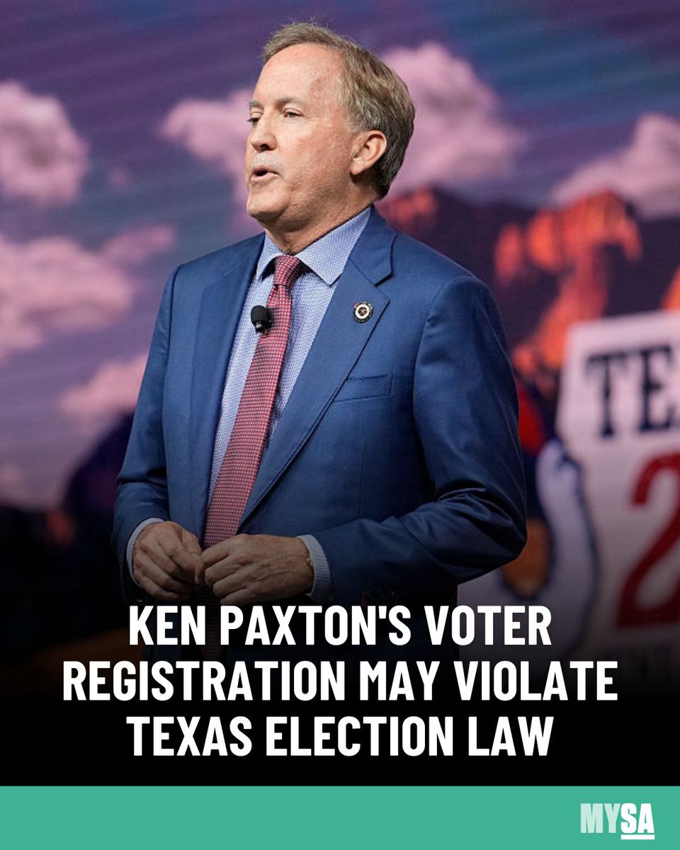 mySA's tweet photo. The Texas attorney general appears to have used an address where he did not live while voting in six elections in the past two years. 🔗 https://t.co/t33VhV1SNT https://t.co/PshgPJprp7