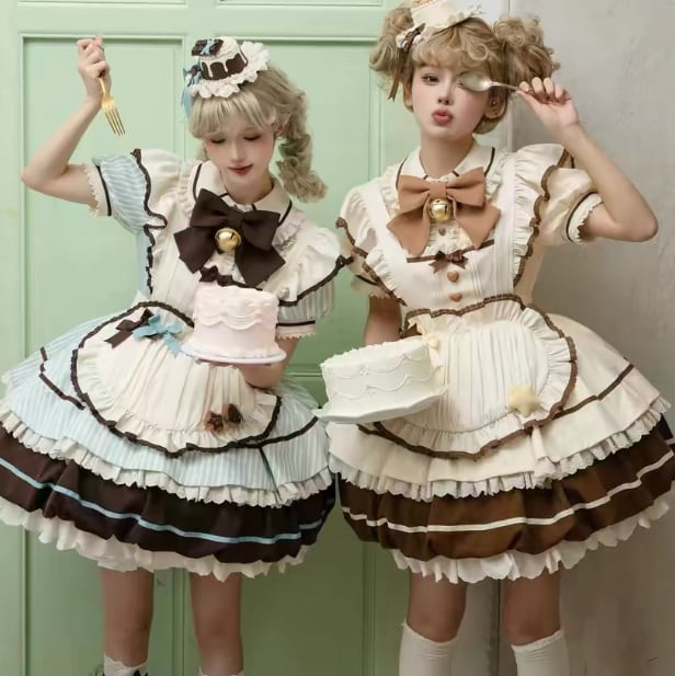 全3カラー ハートエプロンメイド服コンプリートセット💖