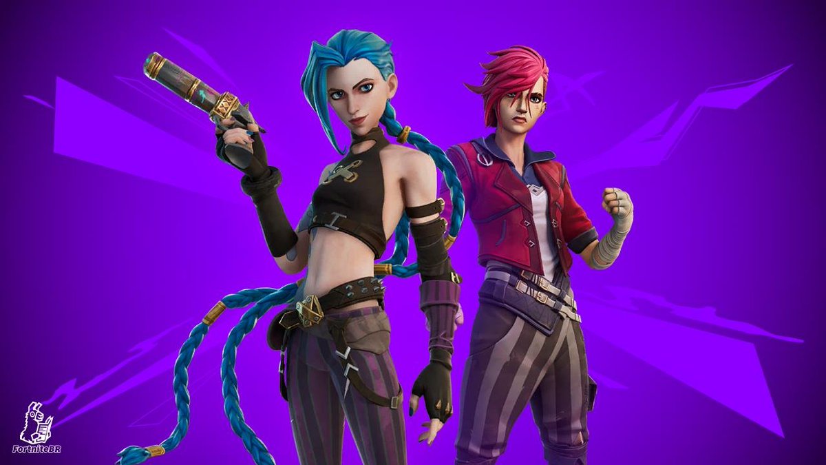 JinxArcanehehe's tweet photo. Day 21 of asking @Fortnite and @RiotGames to bring back Arcane Jinx &amp; Arcane Vi to the Item Shop. 💙💥
The journey continues. Still waiting for their return.
#Fortnite #Arcane https://t.co/MK1XOP3GqK