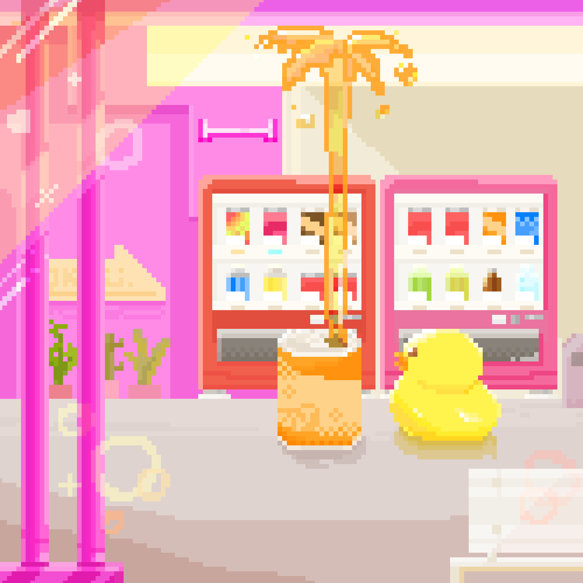 kimagure_mami_'s tweet photo. 「ぶしゃーーー」 #PixelArt https://t.co/chQkZEEnWd