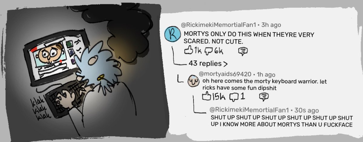 bitterdykey's tweet photo. behold. my rick oc https://t.co/FZMn9X0h45