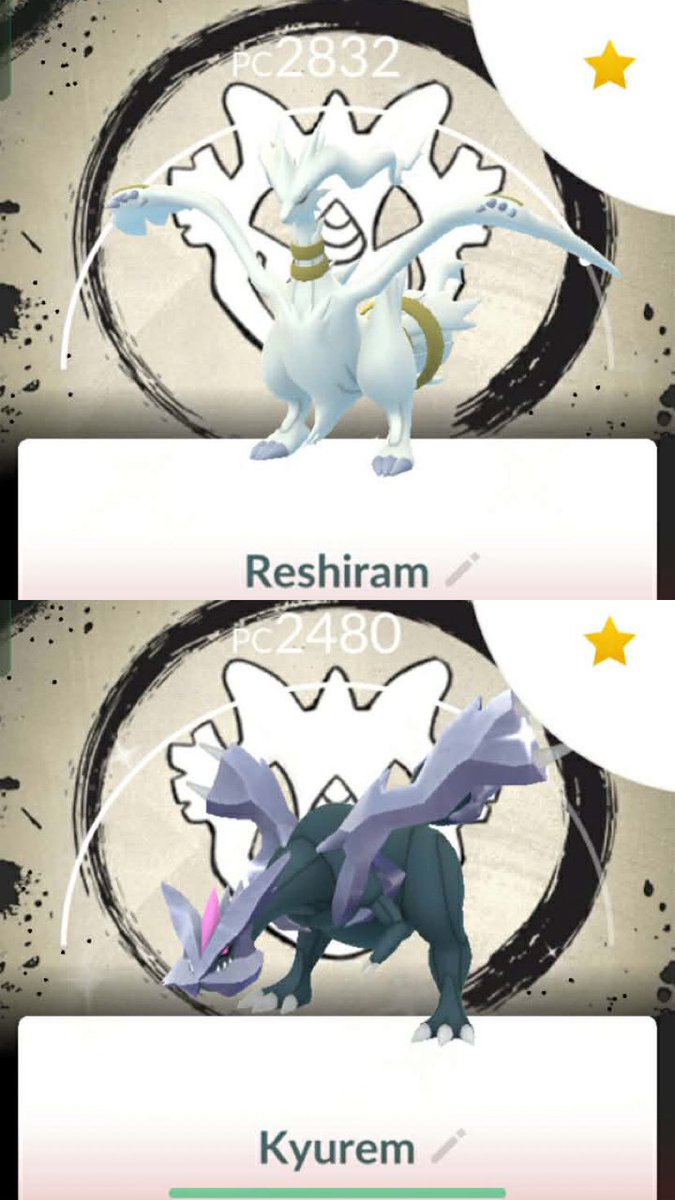 BasstianHater's tweet photo. Los últimos del día de hoy. Shiny fondo 😍😍😍
Y queda reunir energía para fusionar a Kyurem ✨✨ https://t.co/Pp3kuUUkgy