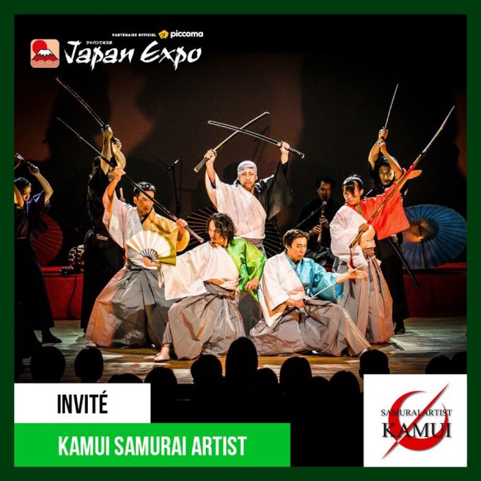 kamui_info's tweet photo. 本日より🇫🇷
7/9〜7/12 「Japan Expo 2026」出演！

今年もサムライアーティストかむゐが「#JapanExpo 2026」に出演いたします！お楽しみに！

https://t.co/Fg11wumBJF

#KAMUI #samuraiartist https://t.co/ryamnRNO1I
