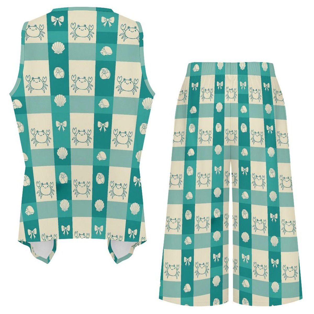 BigFootShirtOR's tweet photo. Crabs & Bows Pattern Sleeveless Top & Cropped Wide-Leg Pants Set Sizes: S, M, L, XL, 2XL, 3XL, 4XL, 5XL $29.99 Free Shipping
https://t.co/bb6pOrt6re #womensfashion #summerfashion #summervibes #FashionFinds #onlineshopping #onlinedeals https://t.co/4lQPlJmxpc