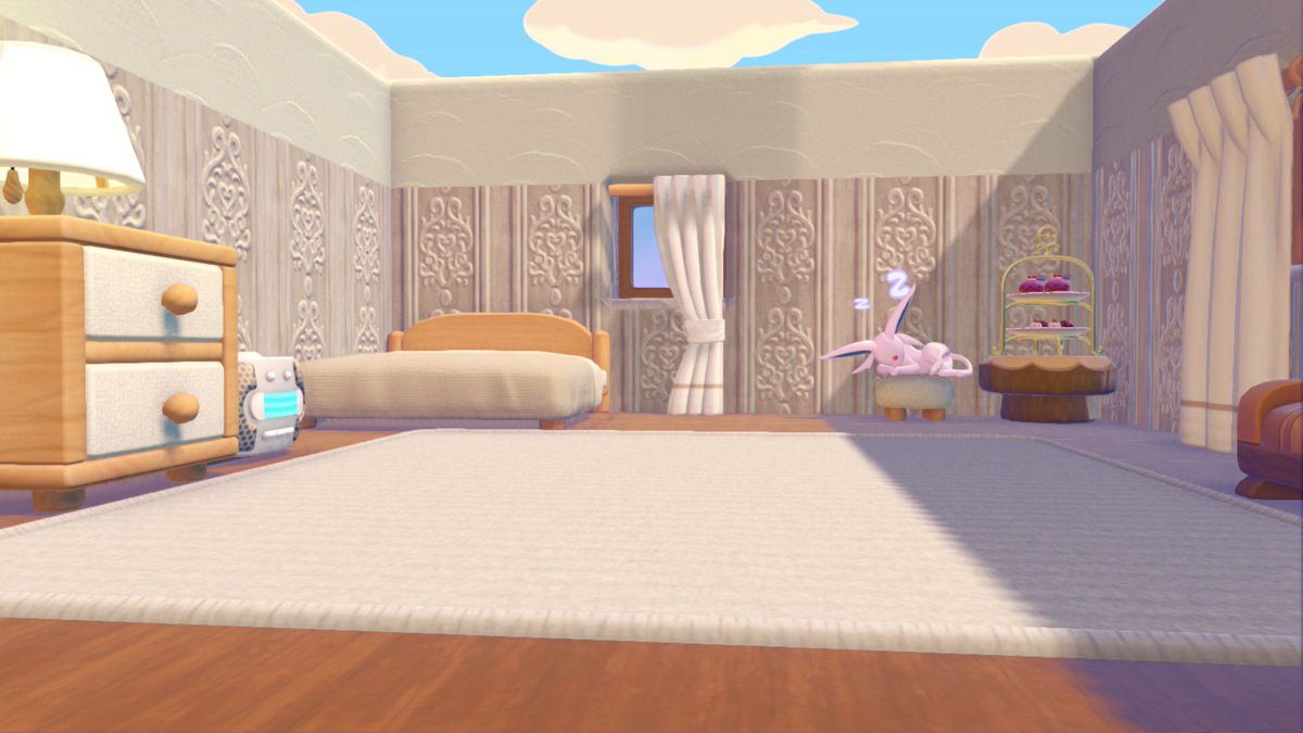 AsaeMail's tweet photo. #ぽこポケ　#ぽこあポケモン

チーズケーキ島にエーフィやっと来た！フシギバナの家をお花がたくさんな雰囲気に。 https://t.co/VsmzGfJVFV
