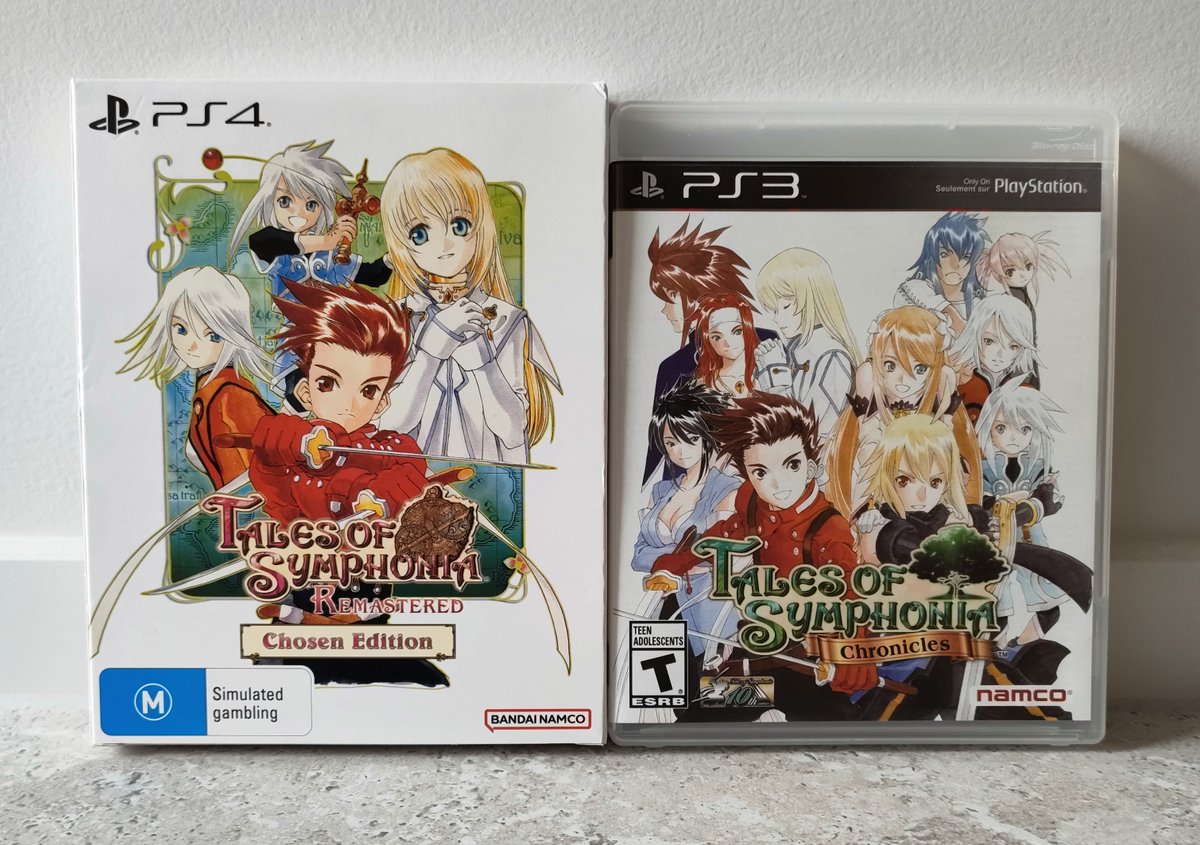 Food4Dogs's tweet photo. #TalesofSymphonia #PS3 #PS4
I'll try to post a photo of games from my collection every day "for the foreseeable future". **
#PhysicalDisc 

**My collection being a good size https://t.co/eqoVraQMU8
