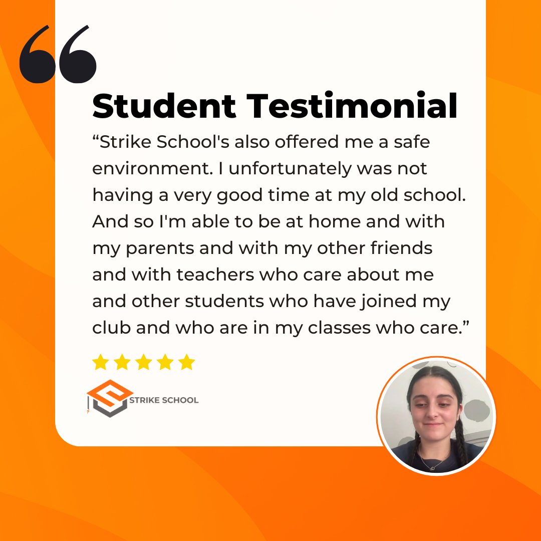 Strike_School's tweet photo. Learn more about how Strike School can offer a more personalized educational experience for your child at https://t.co/hhXVjJ0elD
#YourChildYourChoice #onlineschool #virtuallearning #prek12 #homeschool #schoolchoice #alternativeeducation #studentwellbeing #learningathome https://t.co/iEVXeLG8OC