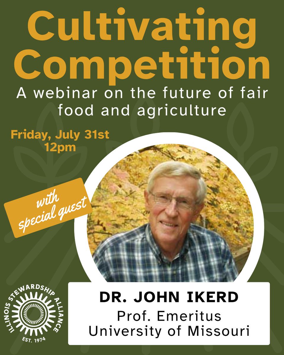 ILStewards's tweet photo. Why do so few corporations control so much of what farmers grow and consumers buy?

Join renowned agricultural economist Dr. John Ikerd on July 31 to learn how we got here, why it matters, and what we can do about it.

Register:https://t.co/pDKSWLn3Uk https://t.co/lecdhUEpvL