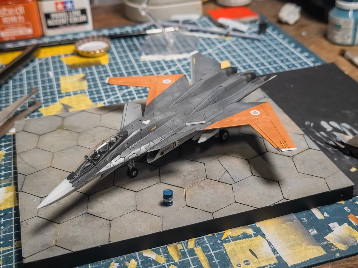 KekszPixel's tweet photo. WIP X-02S - Almost done. Just needs some weathering. #144スケモ #144scale #acecombat https://t.co/30TXD0MT5W