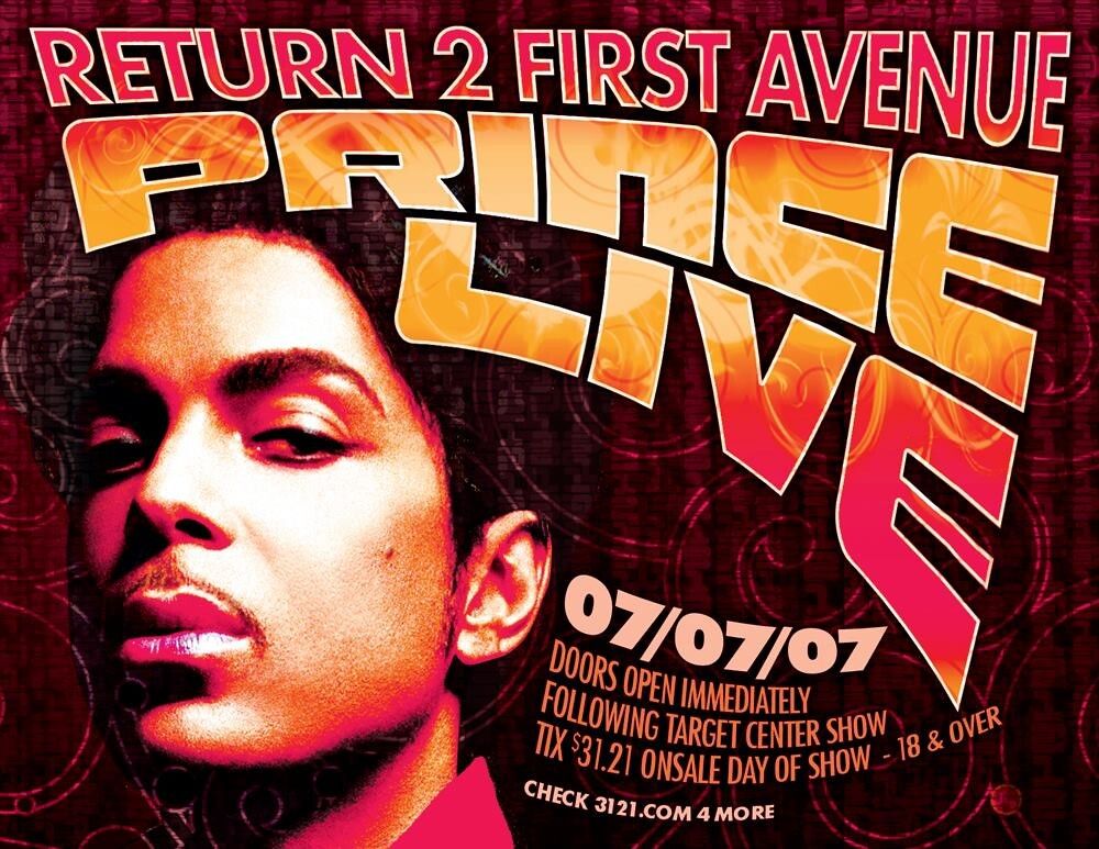 FirstAvenue's tweet photo. on this day in 2007, Prince returned to the First Avenue stage for his last show at the venue ☔💜 

📸: @cohenmpls https://t.co/QGoAuxHhc6