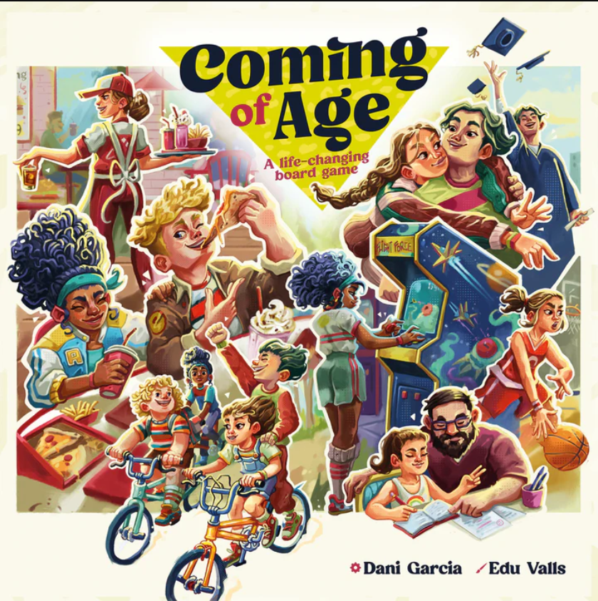 CaptainNemoSLO's tweet photo. 🎲 What if your next game night told the story of... your entire life?

Coming of Age isn't about conquering kingdoms or defeating monsters. It's about growing up.

From childhood adventures and school days to friendships, first loves, hobbies, family, and finding your place in the world, every choice shapes the person you become. Will you chase your dreams? Build lasting relationships? Discover hidden talents? Or take a completely unexpected path?

The theme is refreshingly different, the artwork is gorgeous, and the retro touches (those cassette tapes! 😍) are guaranteed to make millennials smile.

If you're looking for a strategy game that's thoughtful, unique, and unlike anything else on our shelves, this one deserves a closer look.

Come check out Coming of Age and discover a board game where the greatest adventure is growing up.

Captain Nemo Comics & Games – 565 Higuera St. in downtown San Luis Obispo – Free parking behind the store.