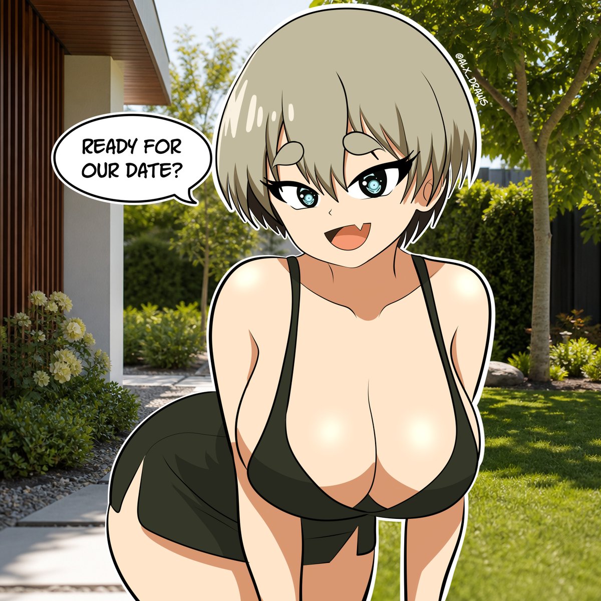alx_draws's tweet photo. Uzaki commission, thank you!! 💙 https://t.co/6Z5AnudFD4