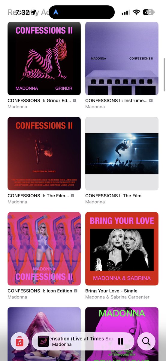 Kiddsforever's tweet photo. The only person that I will buy 6 variations of the same CD @Madonna https://t.co/GzoUmirjcu