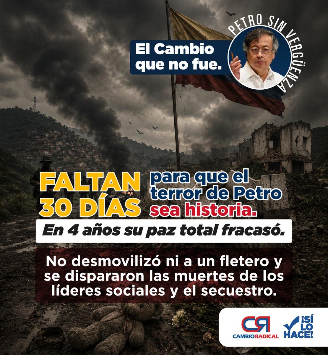 Cambio Radical tweet media
