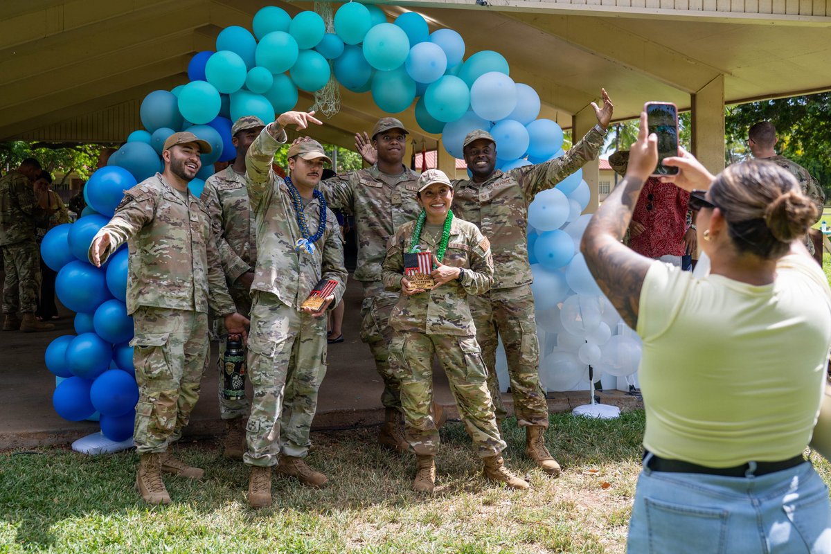 JointBasePHH's tweet photo. #Congratulations 👏👏 Newly selected TSgts were recognized at an E-6 release party on JBPHH, 7.2.26.  
USAF officials selected 6,668 SSgts for promotion to TSgt out of 25,080 (26.59%) in the 26E6 promotion cycle. #dedicationtothemission https://t.co/4erOzDfSzd