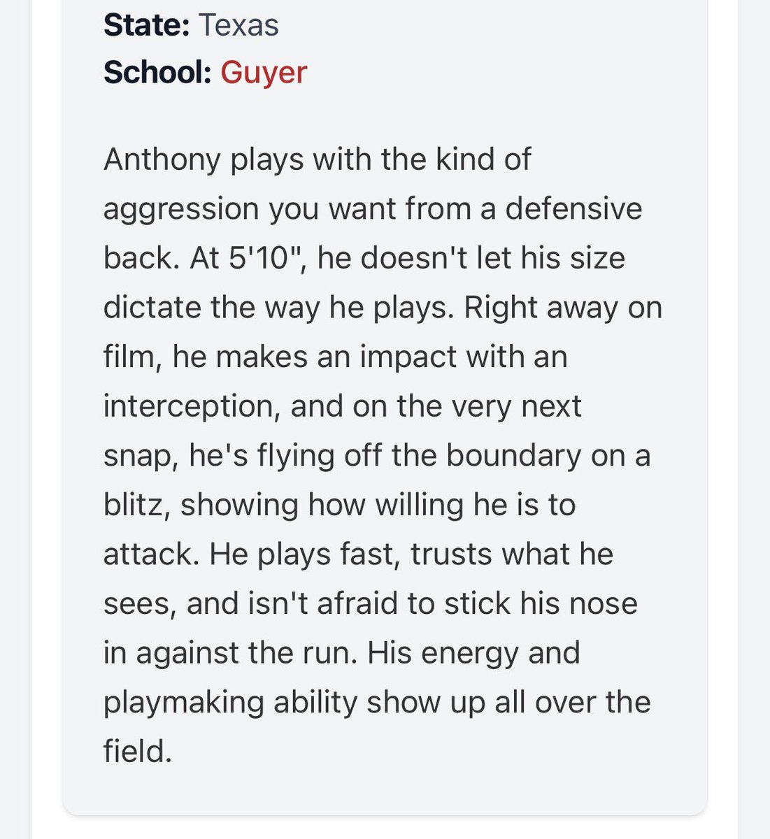 Anthony_Moss12's tweet photo. Thank you for the write up @PrepRedzoneTX 
@DentonGuyer_FB @ReedHeim @kylekeese @mRcoAchMoss86 @DWalls2ND @coachcilumba @CoachSmitty15 @malikboynton2 https://t.co/MMBAvxt7i0