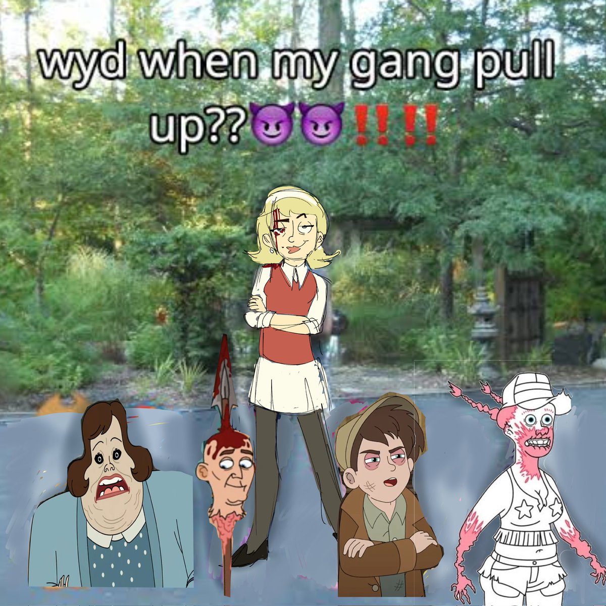 Messy_sketchess's tweet photo. Ghost gang https://t.co/dHmdi25YKO