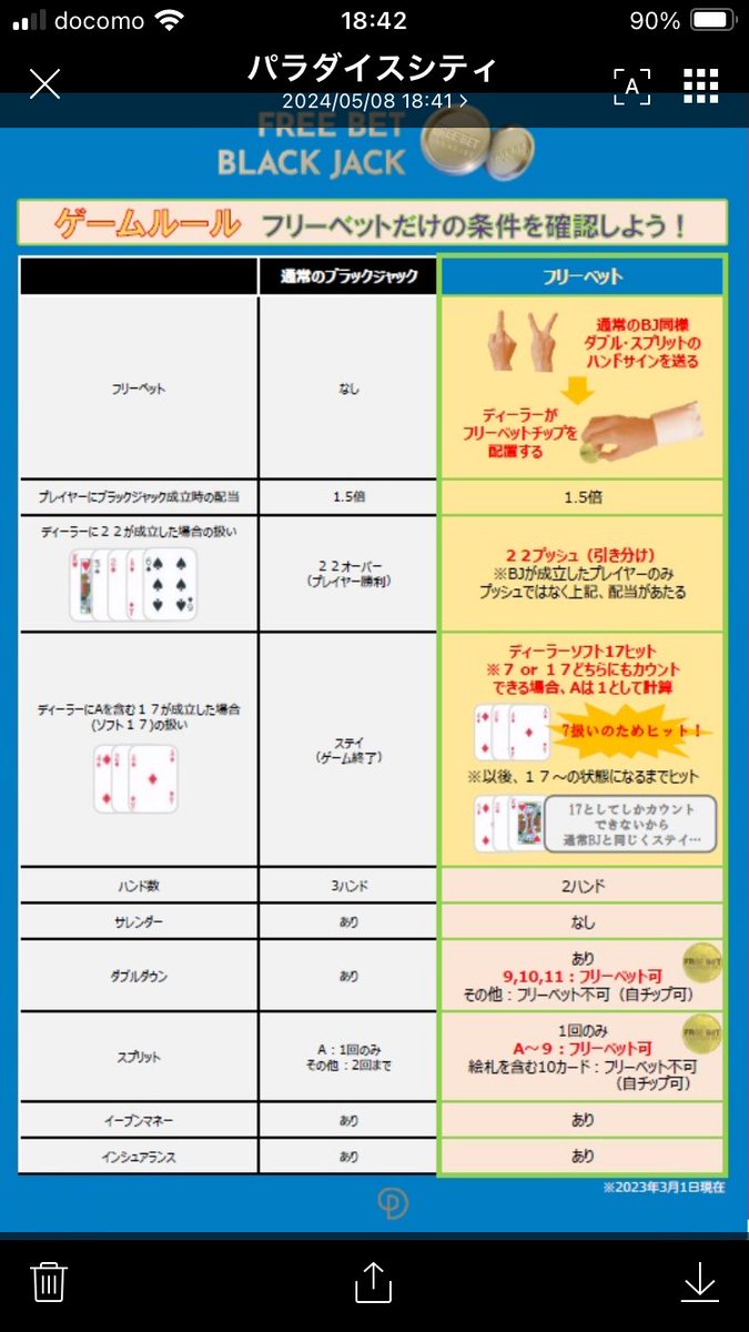 fuyey's tweet photo. 今回ハイアットリージェンシー仁川平日宿泊プロモーション
これやれるわ〜

20万両替チップ、該当ゲーム8時間Pray(playではなくPray🤣)

3万㌆でバカラ絞れるの熱いし、フリーベットBJ楽し過ぎる

親A ﾋﾟｸでも無料DD SP出来るのでかなり闘える
ただ3万㌆テーブルは平日でもなかなか空かない😭 https://t.co/EjnFH4Sz9G