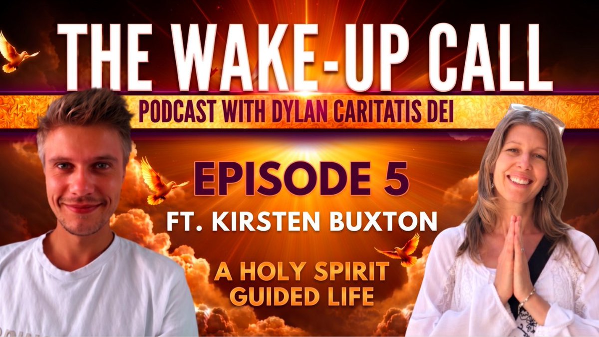 dylancaritasdei's tweet photo. Join Kirsten Buxton on Episode 5 of The Wake-Up Call, where Kirsten speaks on awakening to consistent peace of mind and a heart full of God's Love, which is available this very moment, through living a Holy Spirit-Guided life ποΈ https://t.co/4KdUZ3iagB
#acim #acourseinmiracles #ucdm