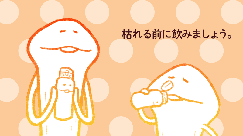 nameko_nnf's tweet photo. んふんふ！（水分補給忘れずに！） https://t.co/2DMdZdYvME