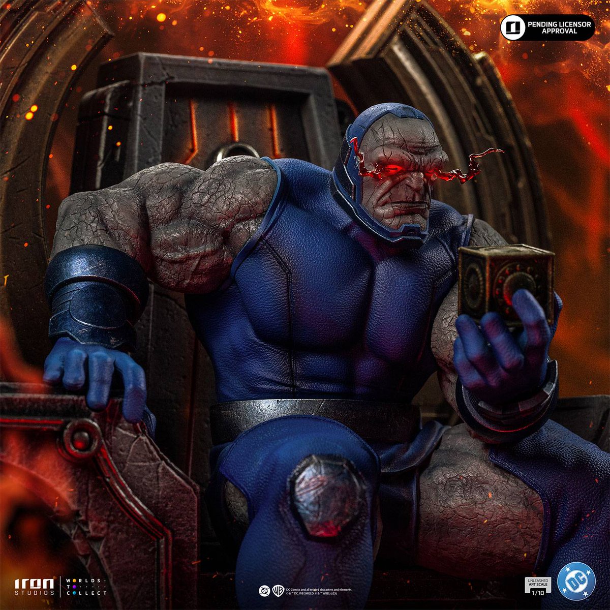 Nin_Nin_Game's tweet photo. Darkseid takes the throne!👑

From DC Comics, Darkseid Unleashed joins Iron Studios’ 1/10 scale Art Scale series, seated imposingly on his throne.
Pre-order now👉 https://t.co/s2bK3UqTkn

#Darkseid #DCComics #IronStudios #ArtScale #Collectibles #Supervillain https://t.co/dMEYvrm0la