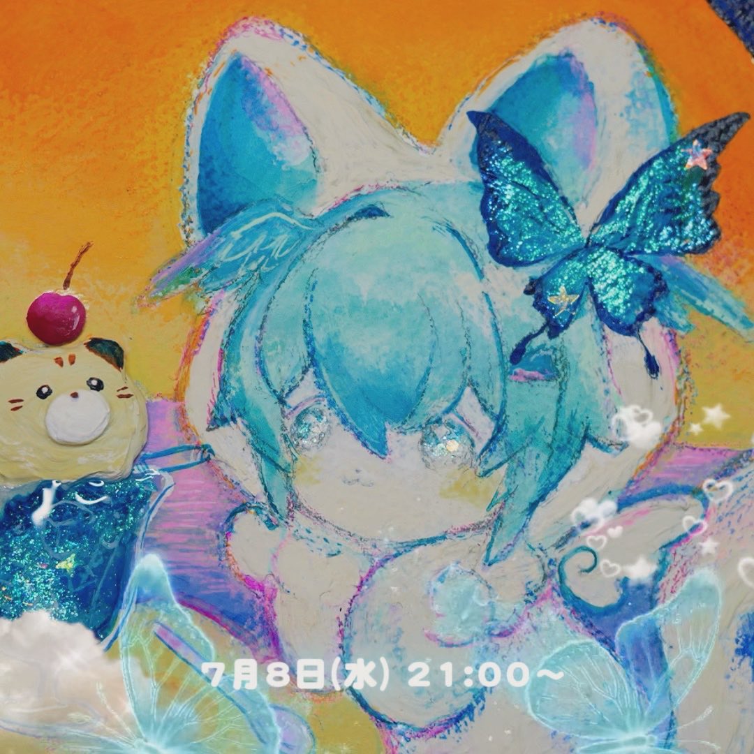 ˏˋ おしらせ ˎˊ˗ 【本日】 21:00〜 展示中新作絵画の通販が スタートし