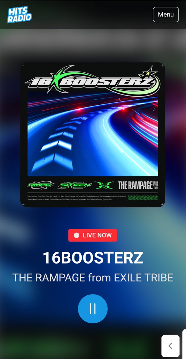 THE RAMPAGE from EXILE TRIBEの16BOOSTERZ 🏎💕 Now playing