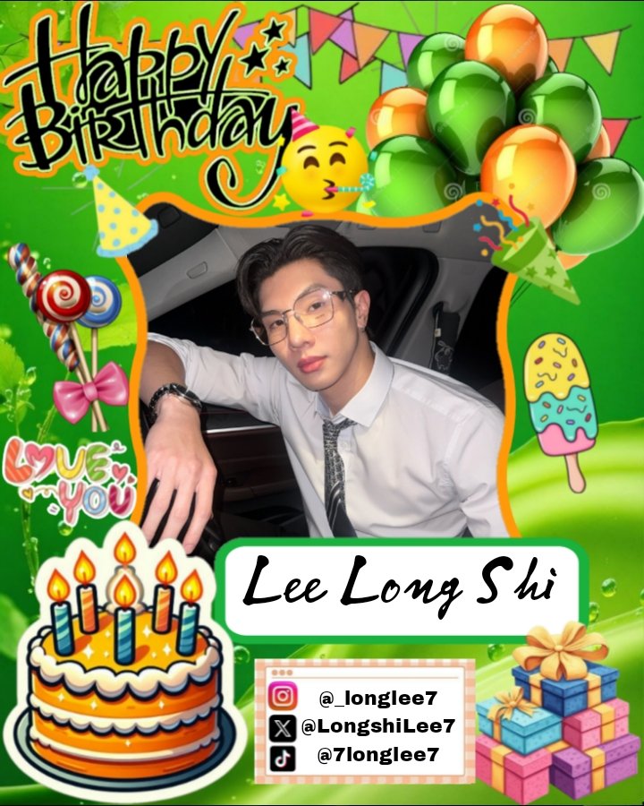 chan_caskey's tweet photo. Happy Birthday Long Lee 🎂🎁🎈🎊🎉

#LeeLongShi @LongshiLee7 https://t.co/cHvgMjcNIj