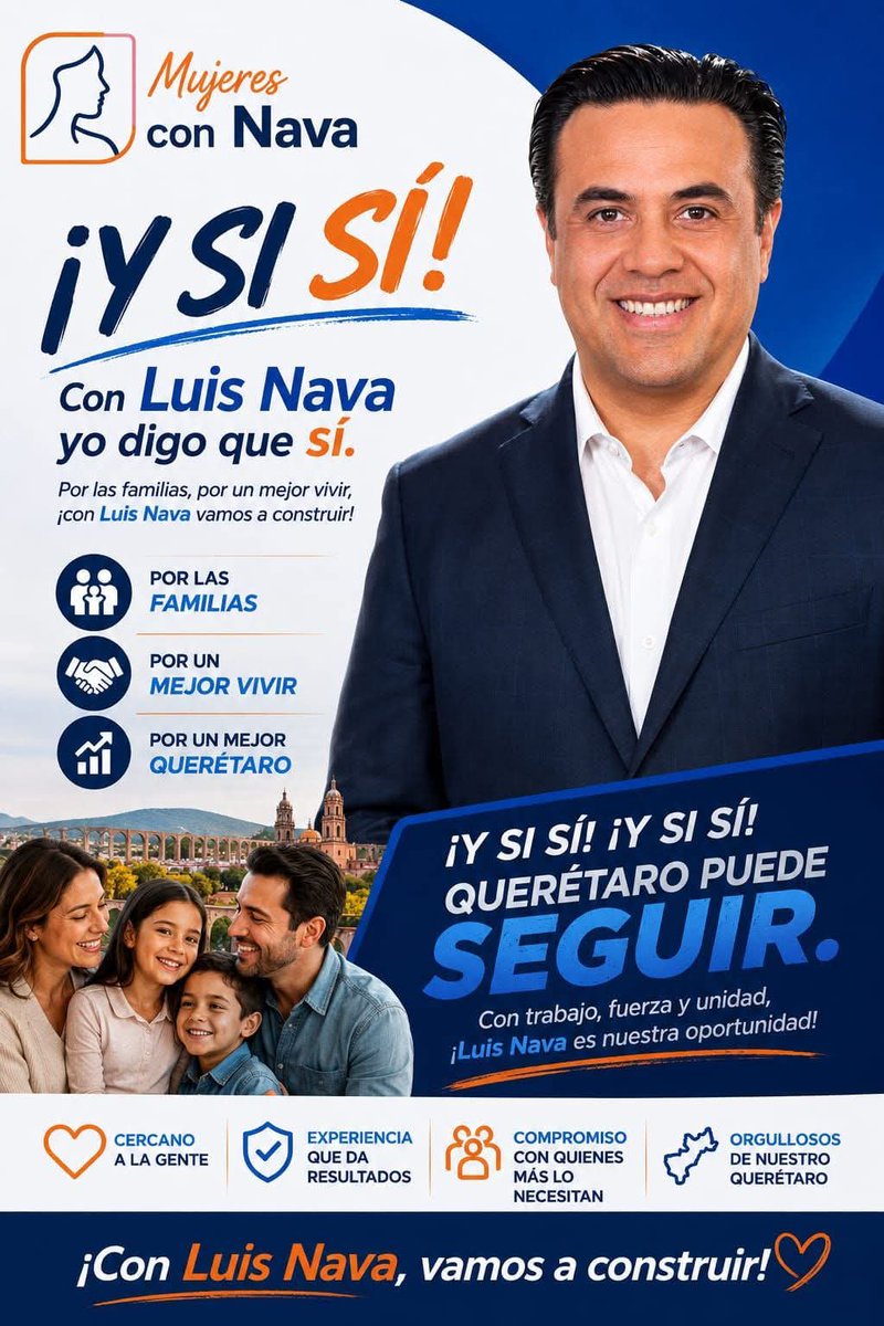 MagdaGraciasFCH's tweet photo. @LuisBNava es mi gallo para #Queretaro tiene MÁS experiencia https://t.co/G4P72quiO0